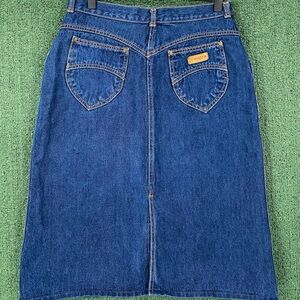 Vintage 90’s Gitano Denim Jean Skirt Women’s 27” Waist